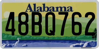 AL license plate 48BQ762