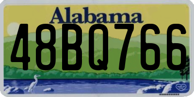 AL license plate 48BQ766