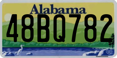 AL license plate 48BQ782
