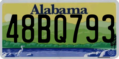AL license plate 48BQ793