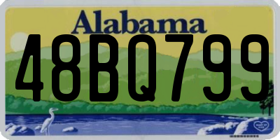 AL license plate 48BQ799