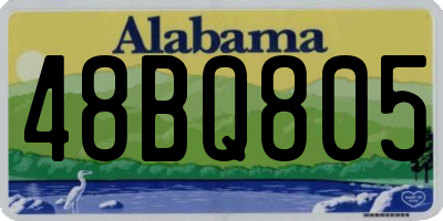 AL license plate 48BQ805