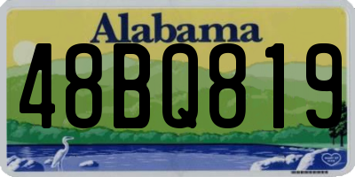 AL license plate 48BQ819