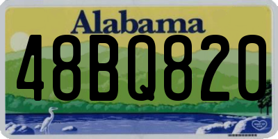 AL license plate 48BQ820