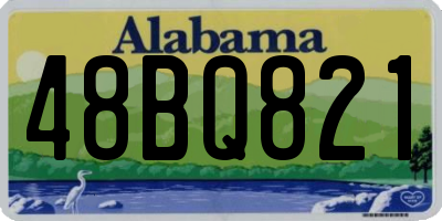 AL license plate 48BQ821