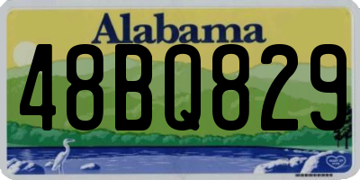 AL license plate 48BQ829