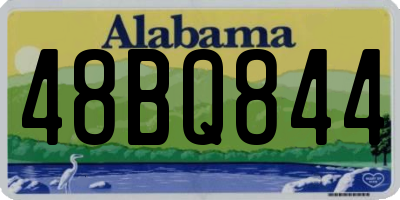AL license plate 48BQ844