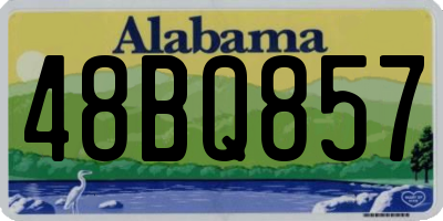 AL license plate 48BQ857