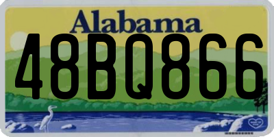 AL license plate 48BQ866