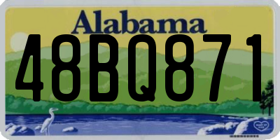 AL license plate 48BQ871