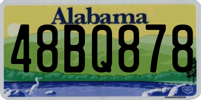 AL license plate 48BQ878