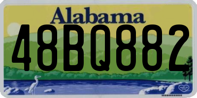 AL license plate 48BQ882