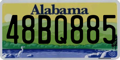 AL license plate 48BQ885