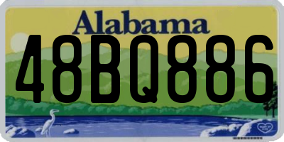 AL license plate 48BQ886