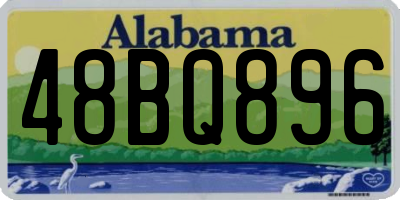 AL license plate 48BQ896