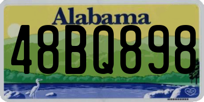 AL license plate 48BQ898