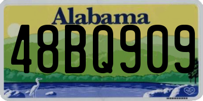 AL license plate 48BQ909