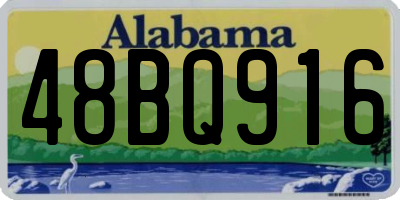 AL license plate 48BQ916