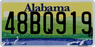 AL license plate 48BQ919