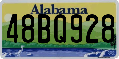 AL license plate 48BQ928
