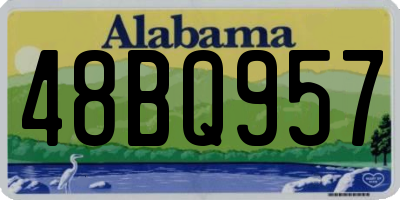 AL license plate 48BQ957