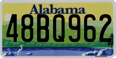 AL license plate 48BQ962