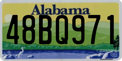 AL license plate 48BQ971