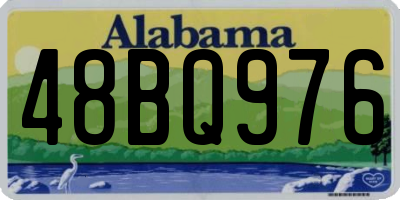 AL license plate 48BQ976