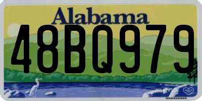 AL license plate 48BQ979