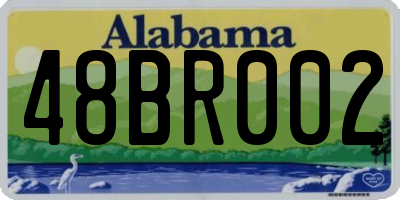 AL license plate 48BR002
