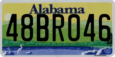 AL license plate 48BR046