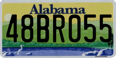 AL license plate 48BR055