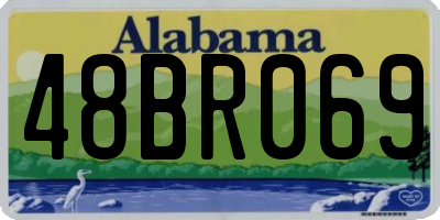 AL license plate 48BR069