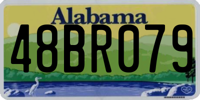 AL license plate 48BR079