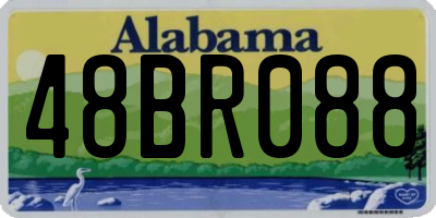 AL license plate 48BR088