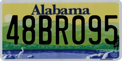 AL license plate 48BR095