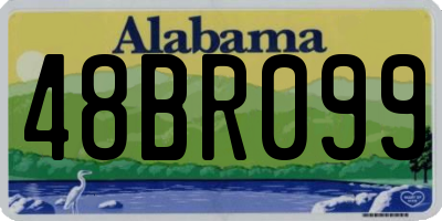 AL license plate 48BR099