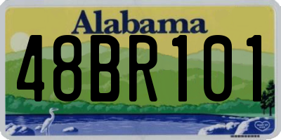 AL license plate 48BR101