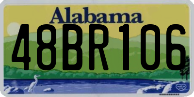AL license plate 48BR106