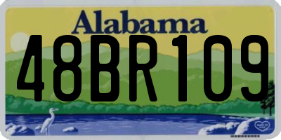 AL license plate 48BR109