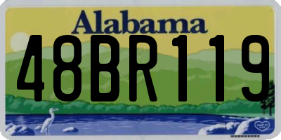 AL license plate 48BR119