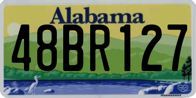AL license plate 48BR127