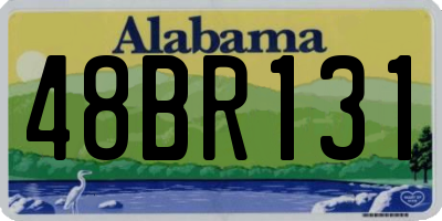 AL license plate 48BR131