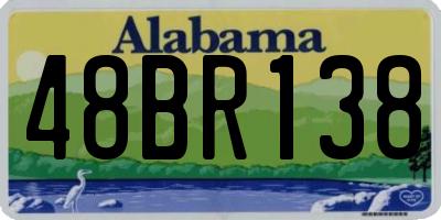 AL license plate 48BR138