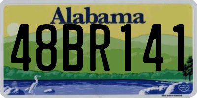 AL license plate 48BR141