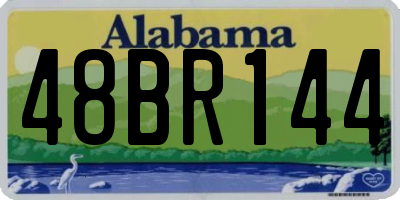 AL license plate 48BR144