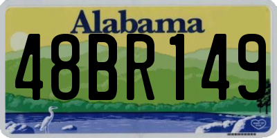AL license plate 48BR149