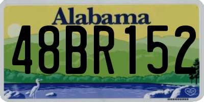 AL license plate 48BR152