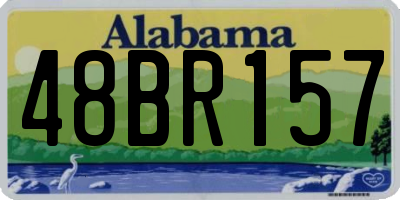 AL license plate 48BR157