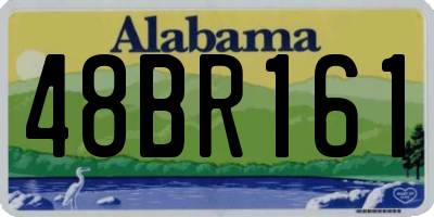 AL license plate 48BR161